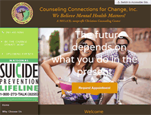 Tablet Screenshot of counselingconnections.org